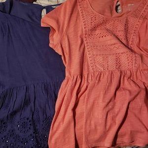 Women's Kohls Tops XL (2) never worn